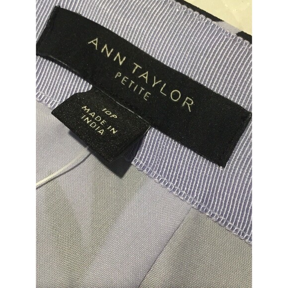 Ann Taylor Lavender Blue NEW Front Floral Print Lined Mini Skirt SZ 10P - Picture 3 of 9